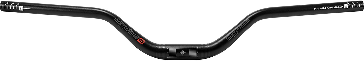 Humpert Ergotec Riser 70 Lenker Ø31,8mm 12° schwarz
