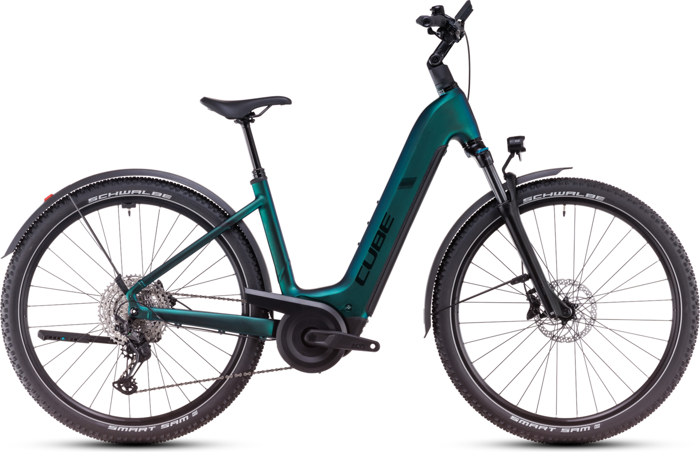 Cube Nuride Hybrid EXC 800 Allroad  Wave 800 goblin´n´black