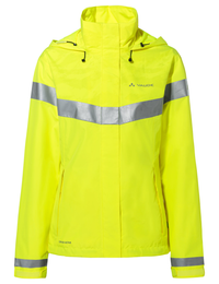 VAUDE Women's Luminum Rain Jacket | Damen Regenjacke | gelb – aktuelle Variante