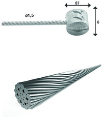 XLC BR-X85 Inner Brake Cable Ø1,5mm – aktuelle Variante