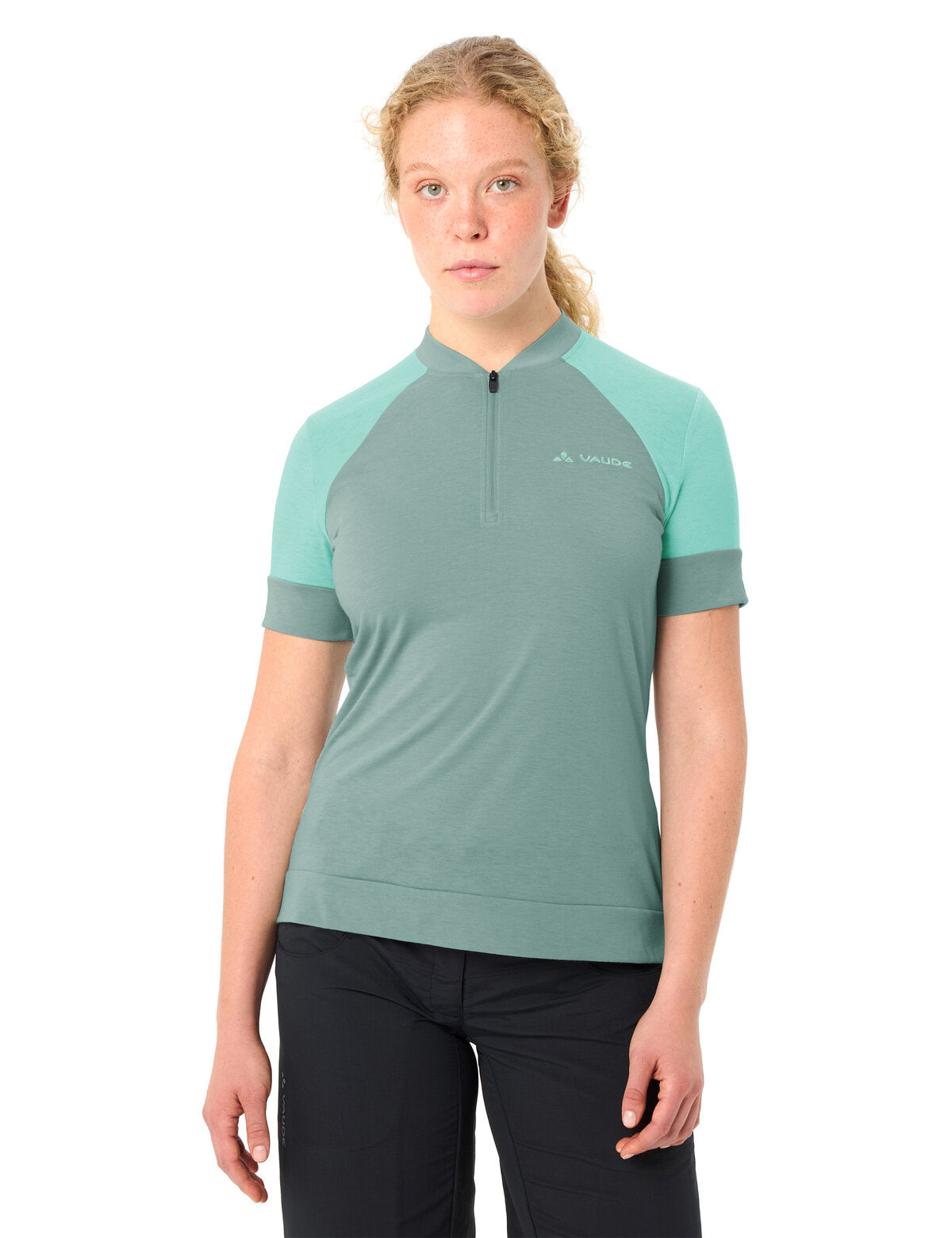VAUDE Women's Altissimo Q-Zip Shirt dusty fern uni