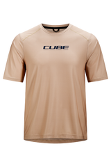 Cube Funktionsshirt kurzarm beige
