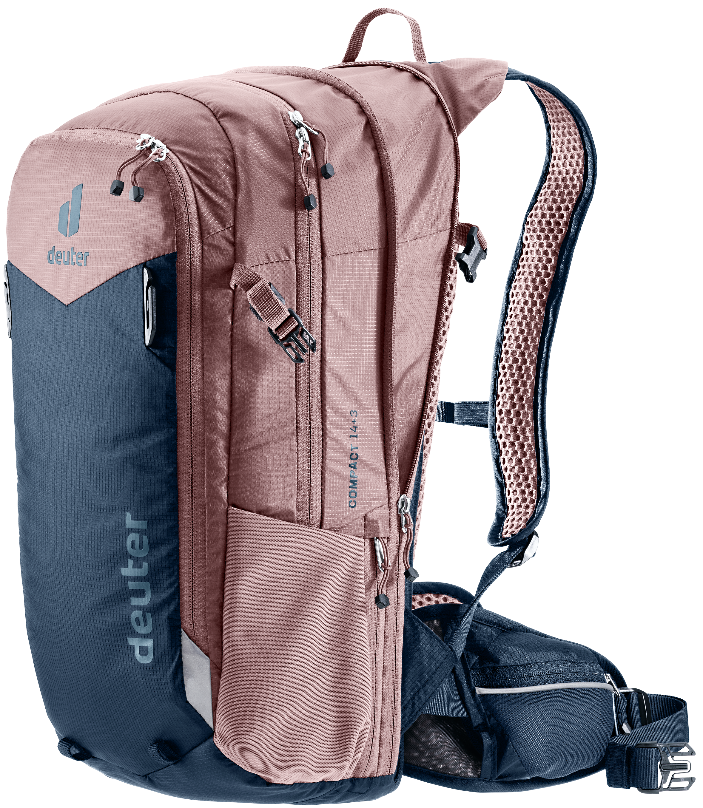deuter Compact 14+3 Fahrradrucksack ink-ashrose