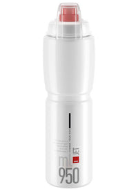 Elite Jet Plus Drinking Bottle 950ml clear/red logo – aktuelle Variante