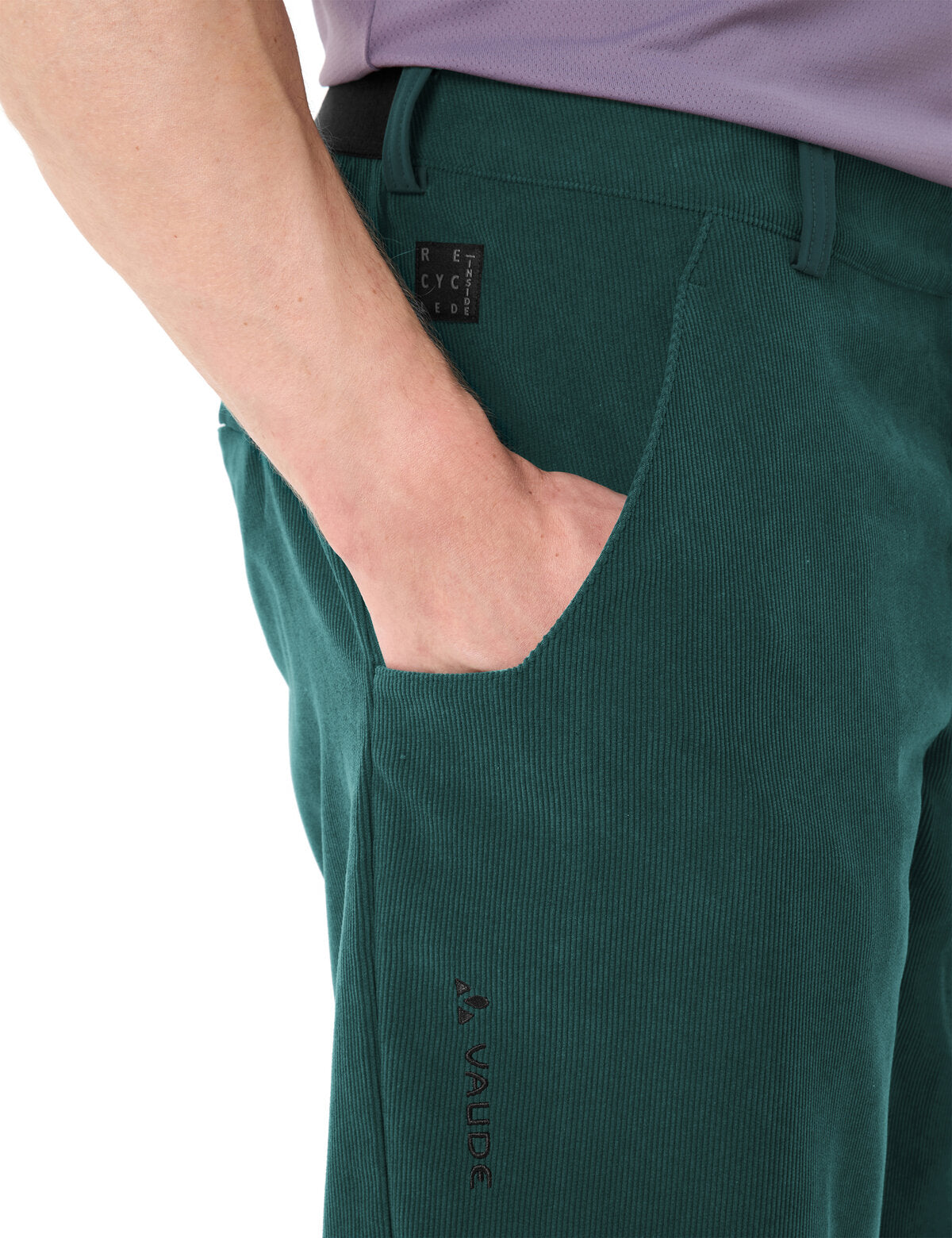 VAUDE Men's Loamer Base Cord Shorts deep pond