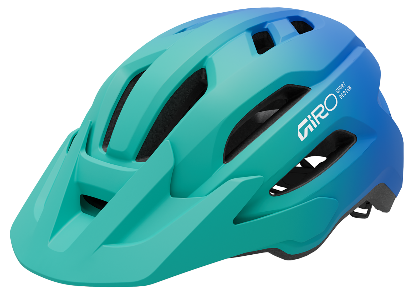 Giro Fixture Mips II Y Jugend-Helm matte green/blue