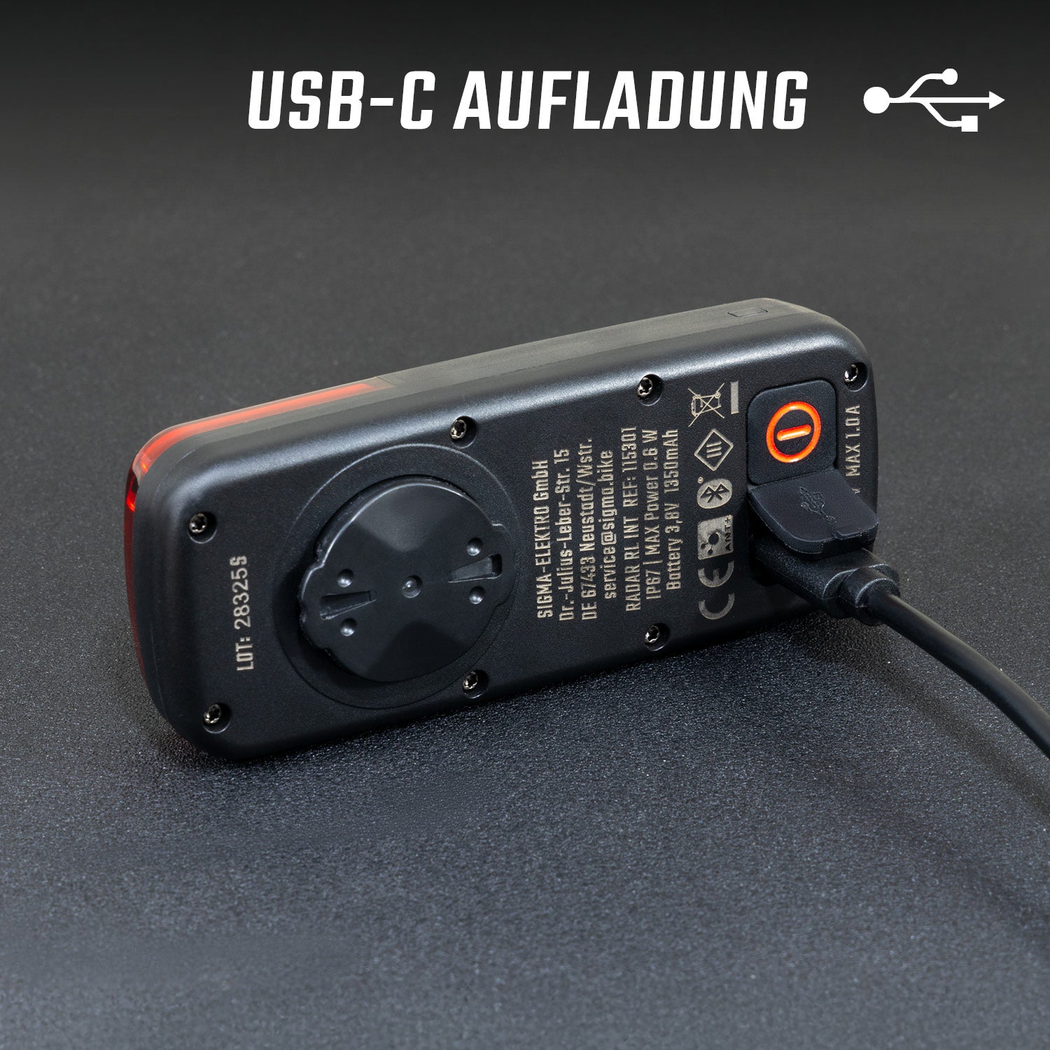 Sigma RECO 80 Link Radar mit StVZO Rücklicht