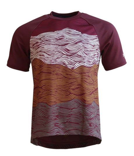 Zimtstern Braapz SS  Shirt Men Windsor Wine