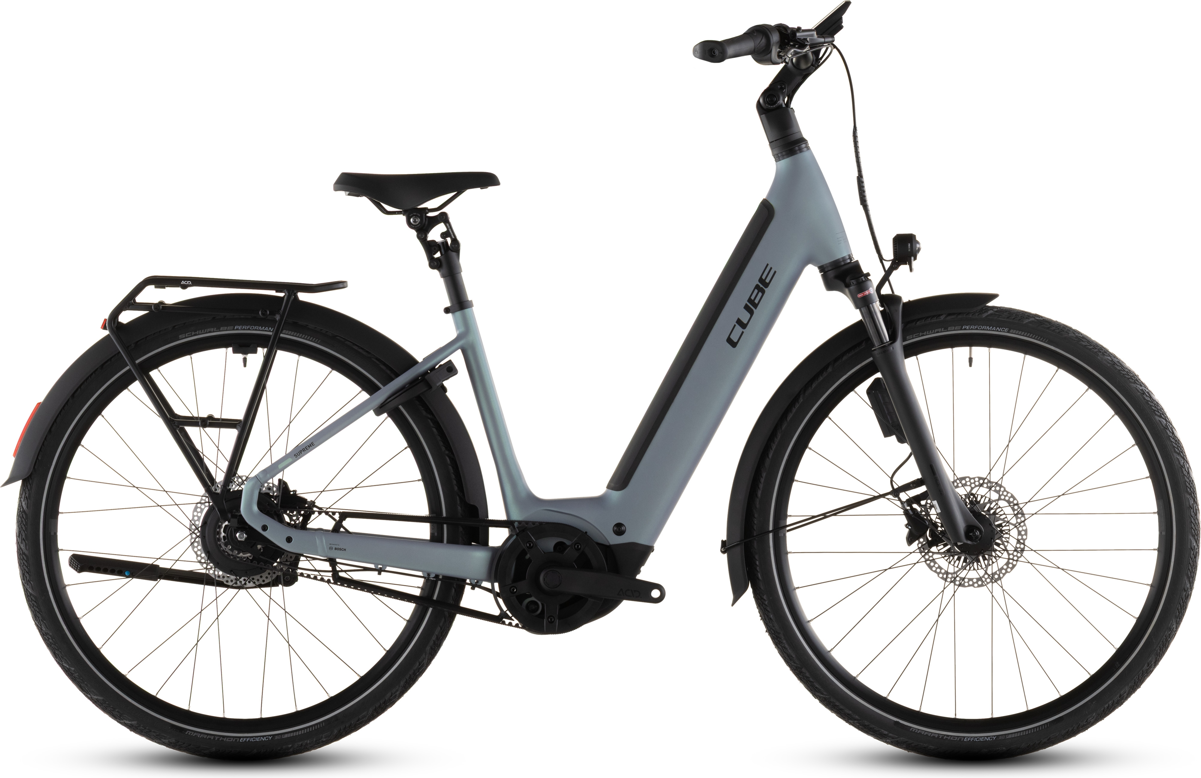 Cube Supreme Hybrid Deluxe SLX 600 Easy Entry seagrey´n´black (2026)