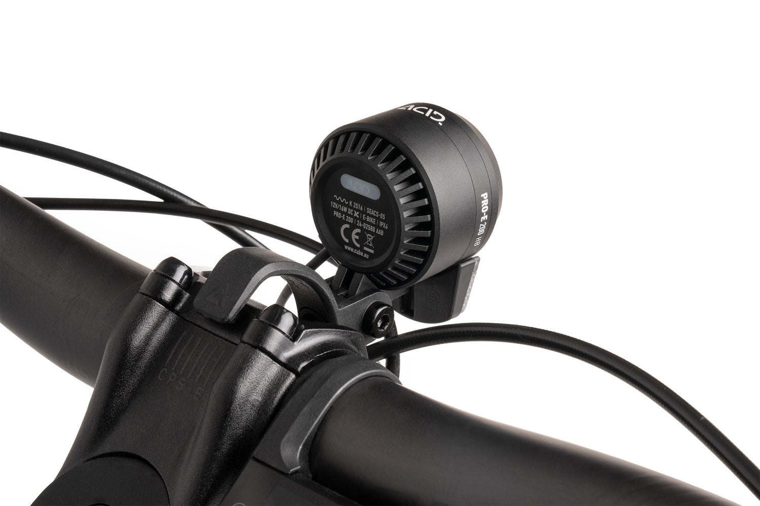 fahrradbeleuchtung 200 lux ACID E-Bike Frontlicht PRO-E 200 High Beam X-Connect black