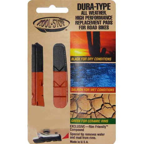 Kool Stop Dura Type Dual Compound Bremsbeläge schwarz/rot