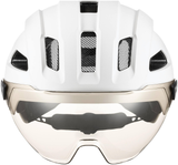 uvex Stride Visor white matt/ltm. silver