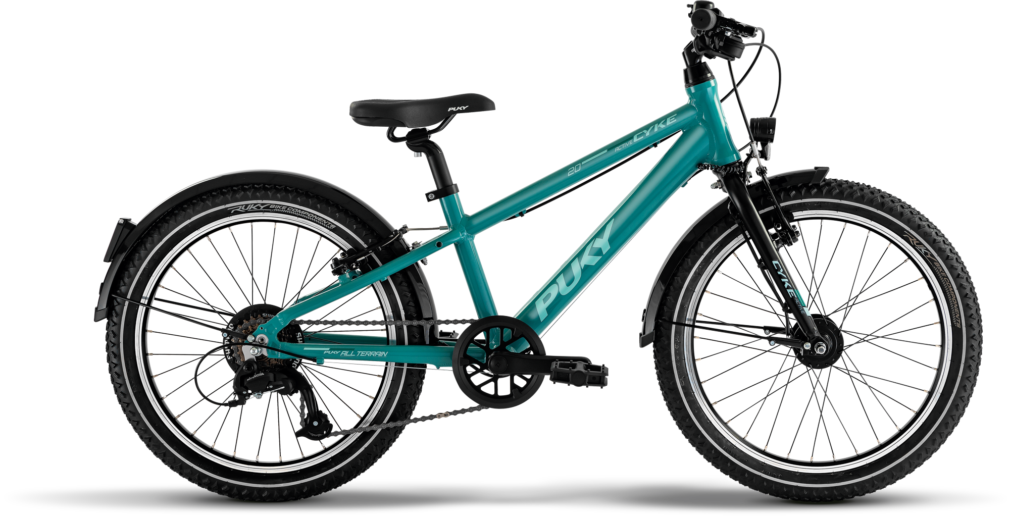PUKY CYKE 20-7 Alu ACTIVE turquoise/black (2026)