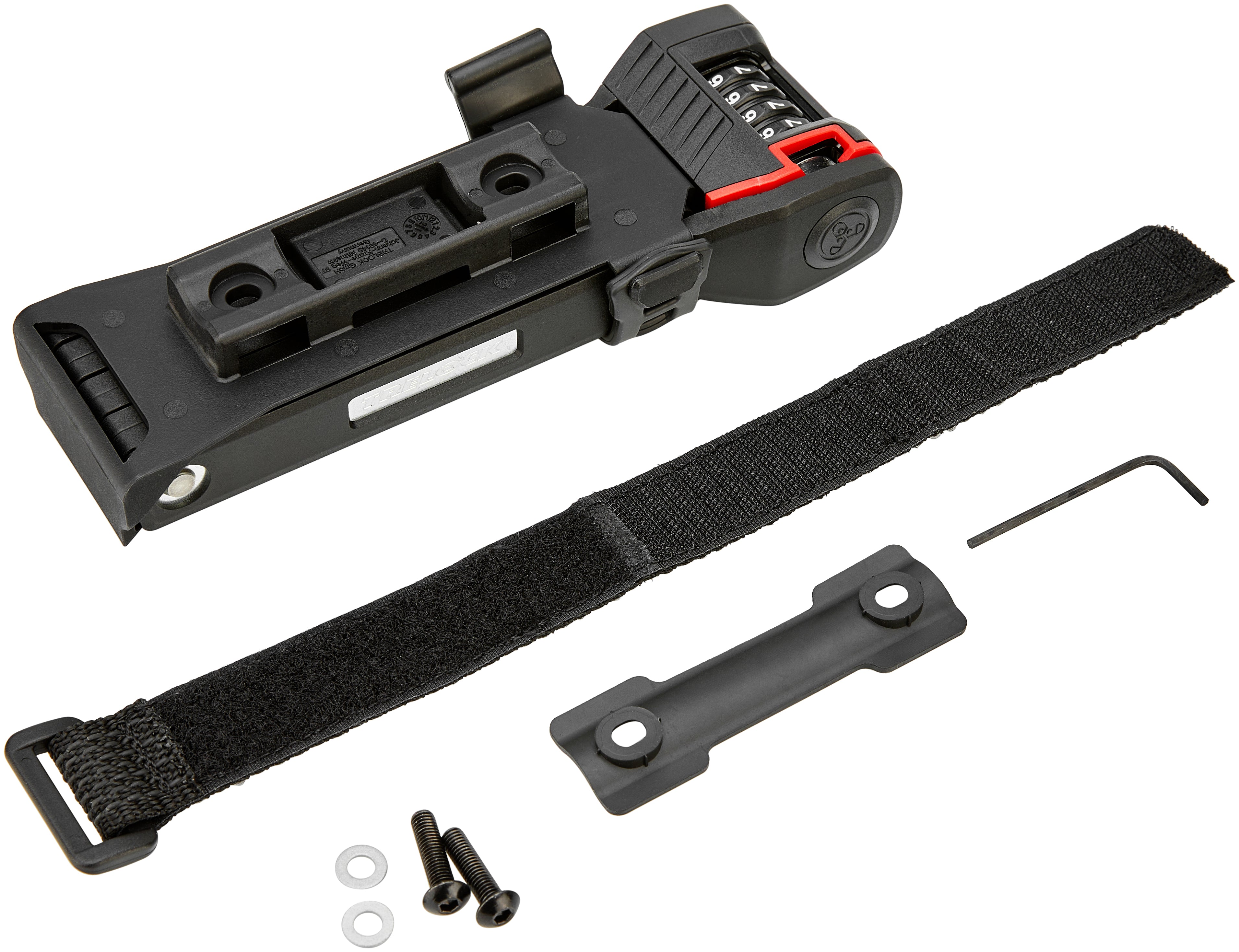 Trelock FS 280 TWO.GO Code Faltschloss inkl. ZF 280 X-Move Halterung