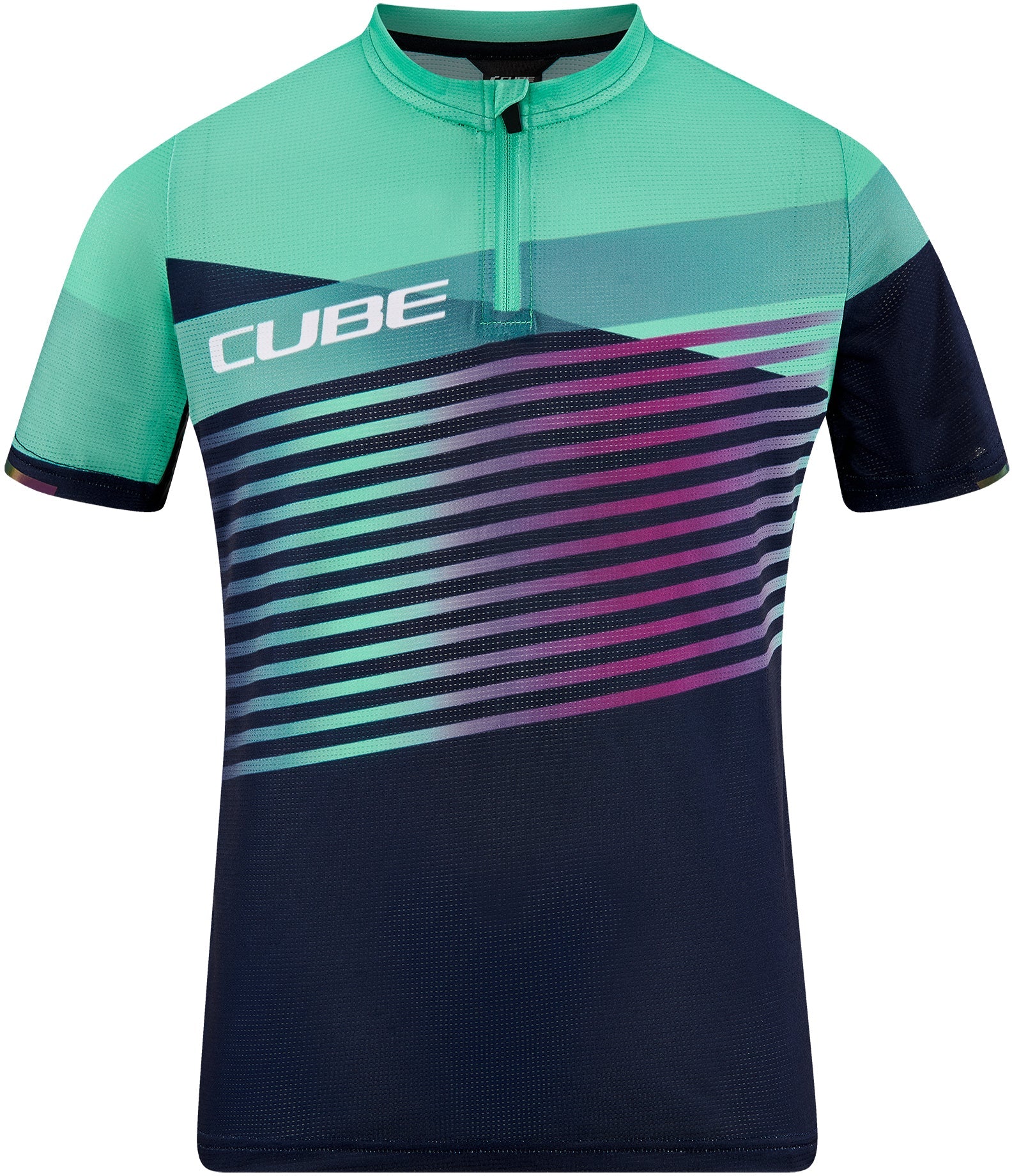 cube mountainbike trikot Cube TEAMLINE ROOKIE | Kinder Radtrikot kurzarm | blue´n´mint