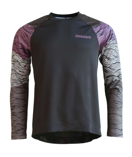 zimtstern fahrradbekleidung Zimtstern Braapz Shirt LS | Herren MTB-Trikot langarm | Pirate Black
