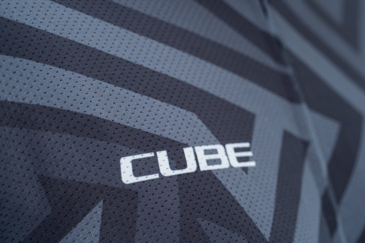 CUBE ATX Trikot Full Zip CMPT kurzarm black´n´grey