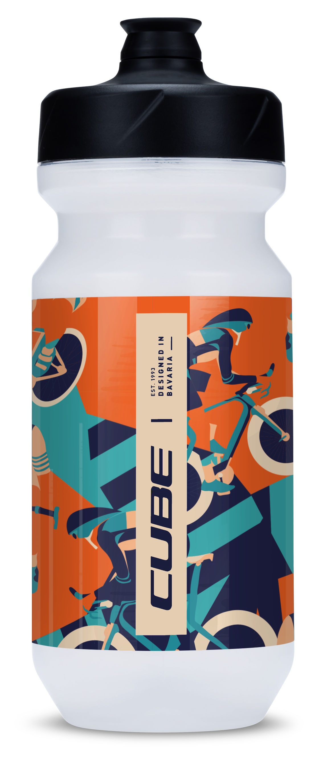 CUBE Trinkflasche Flow 500 blue´n´orange