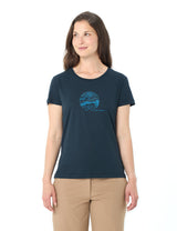 VAUDE Women's Cyclist T-Shirt V dark sea/dark sea