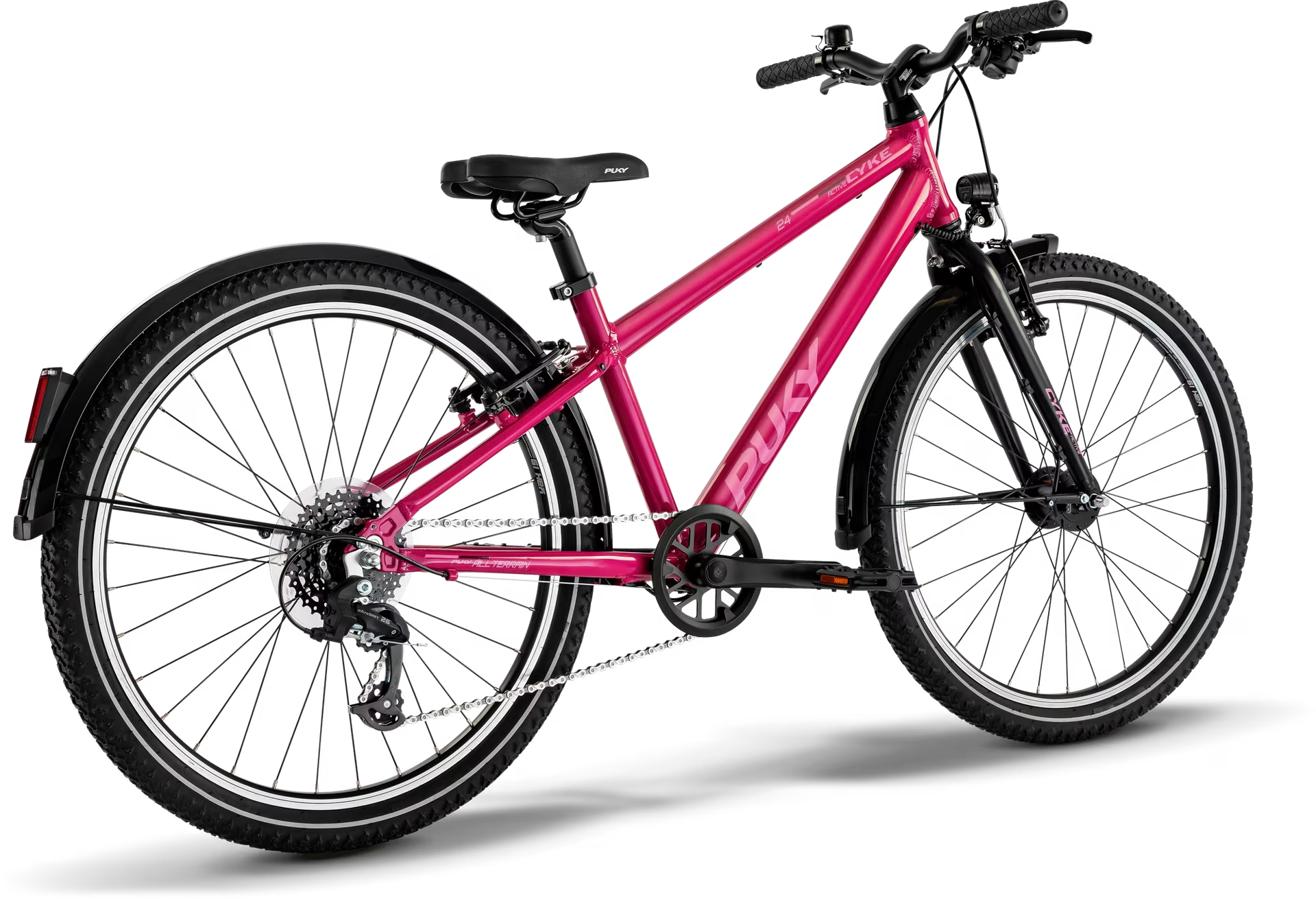 puky mountainbike 24 Puky CYKE 24-8 ACTIVE (2026) | 24 Zoll Kinderfahrrad | berry/black