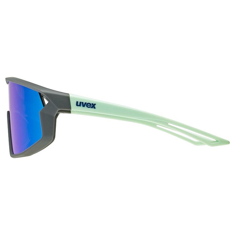 uvex Skyryse Jr. Radbrille Grey-Green Matt / Mirror Blue