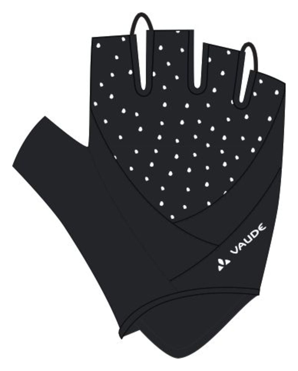 VAUDE Advanced Gloves II schwarz Fahrradhandschuhe kurz