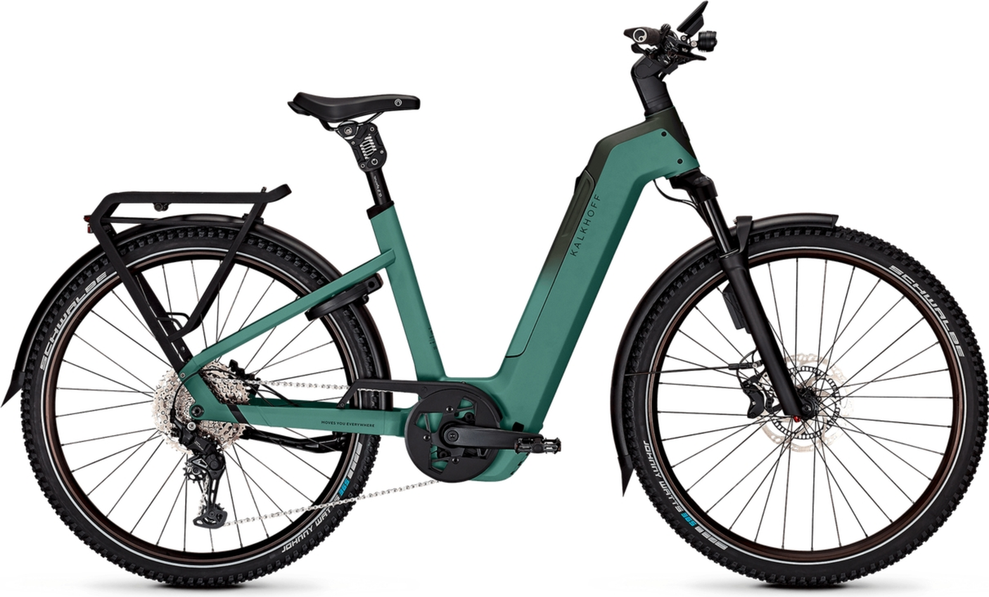 Kalkhoff ENTICE 5+ EXCITE ABS Wave 800 mineralgreen / huntsmengreen matt (2026)