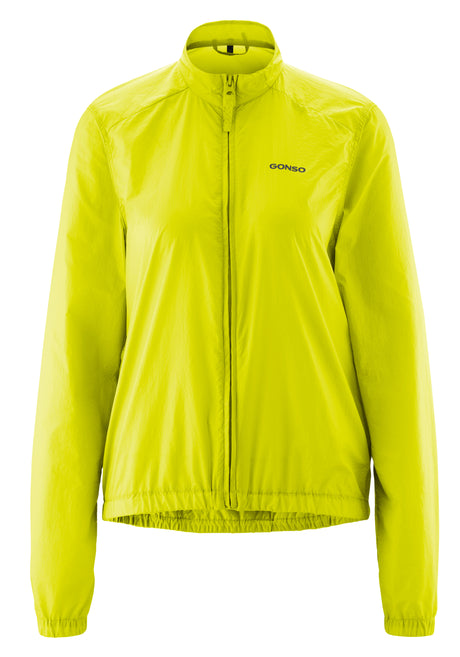 Gonso Adventure Jacket Wind Damen safety yellow