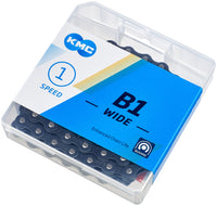 KMC B1 Wide Kette 1-fach schwarz – aktuelle Variante