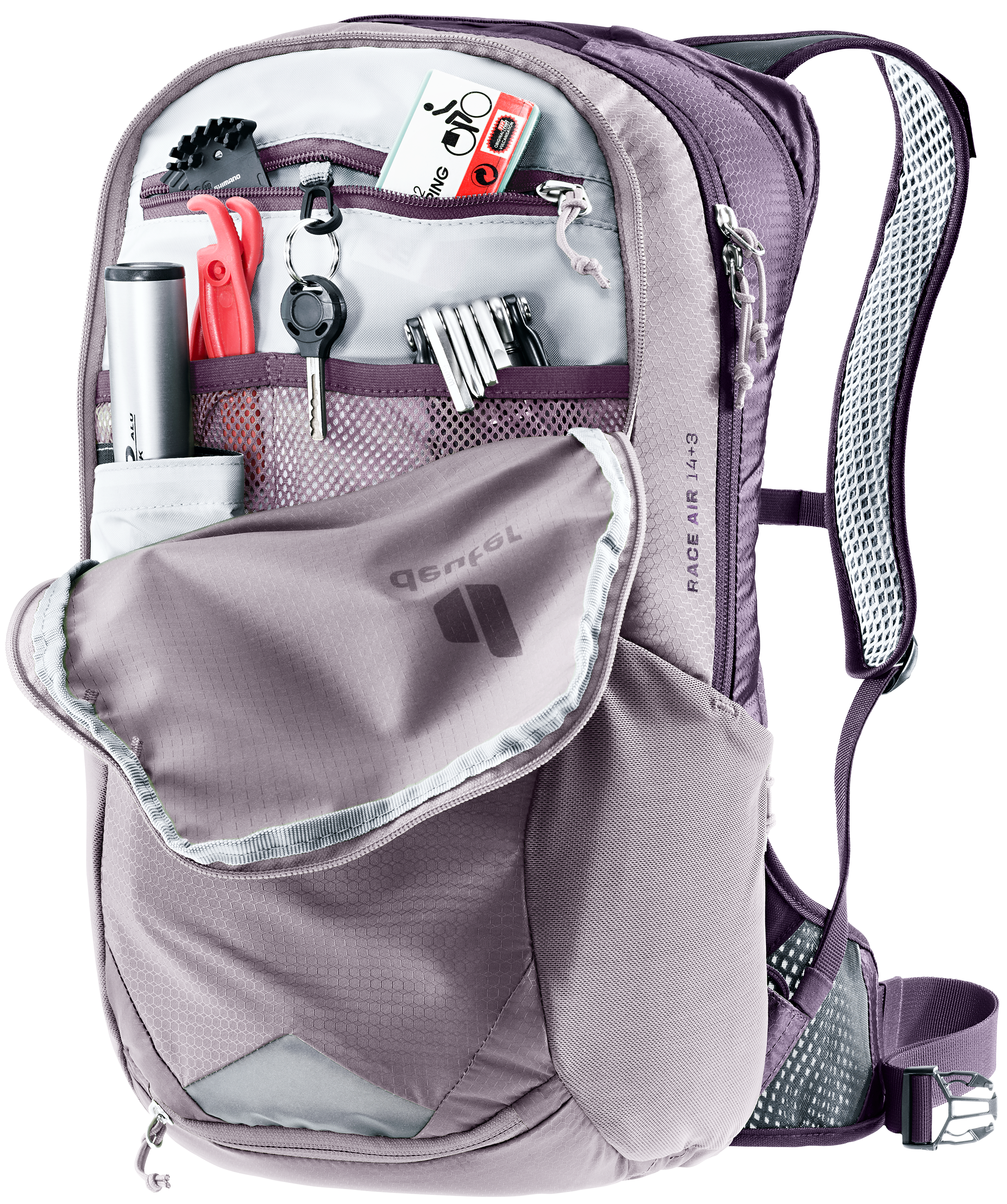 deuter Race Air 14+3 Fahrradrucksack lavender-purple