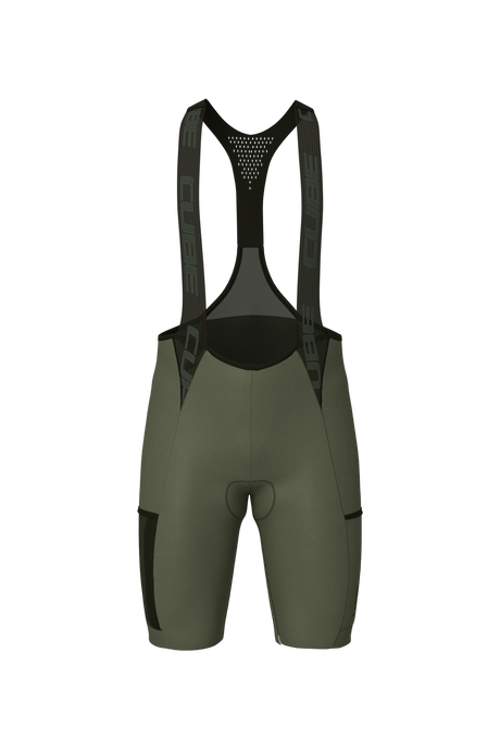 Cube GRAVEL Trägerhose CARGO olive