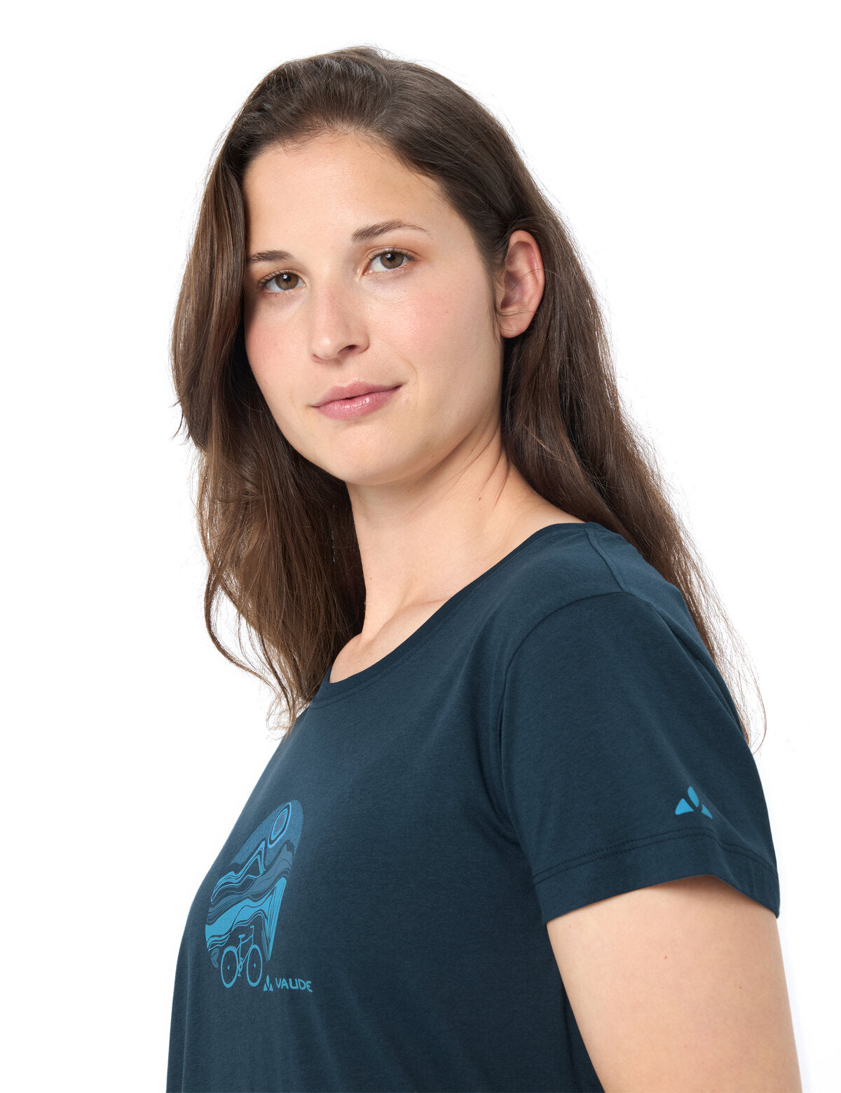 VAUDE Women's Cyclist T-Shirt V dark sea/dark sea