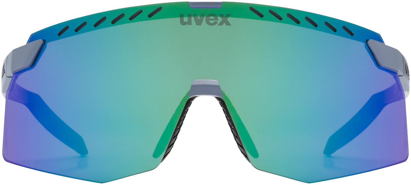 uvex Pace Stage Radbrille Grey Matt / Mirror Green