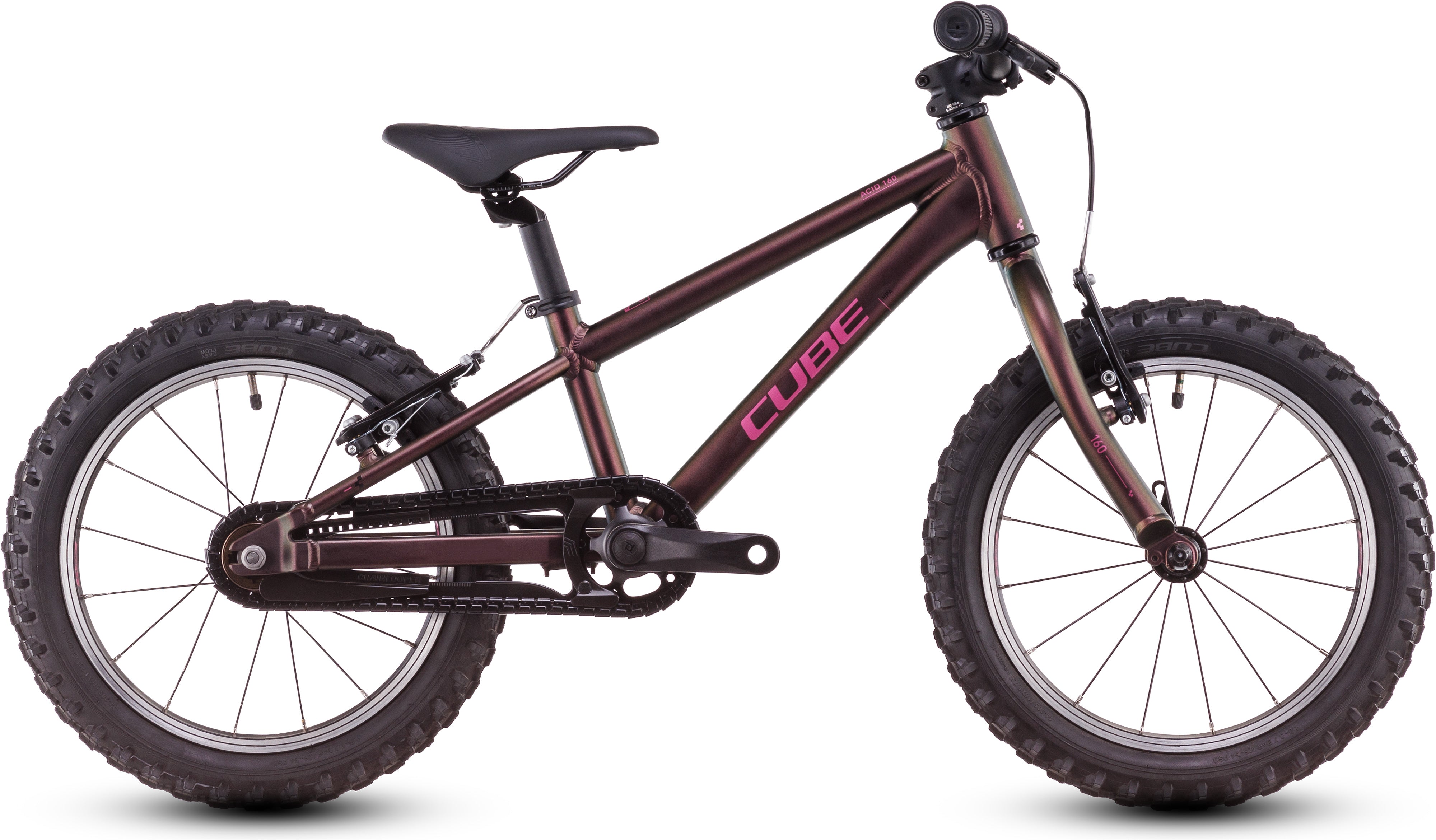 cube e bike schwarz pink Cube Acid 160 (2026) | 16 Zoll Kinderfahrrad | molotov´n´pink