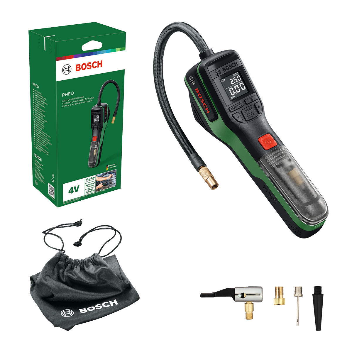 Bosch Akku-Druckluftpumpe PNEO