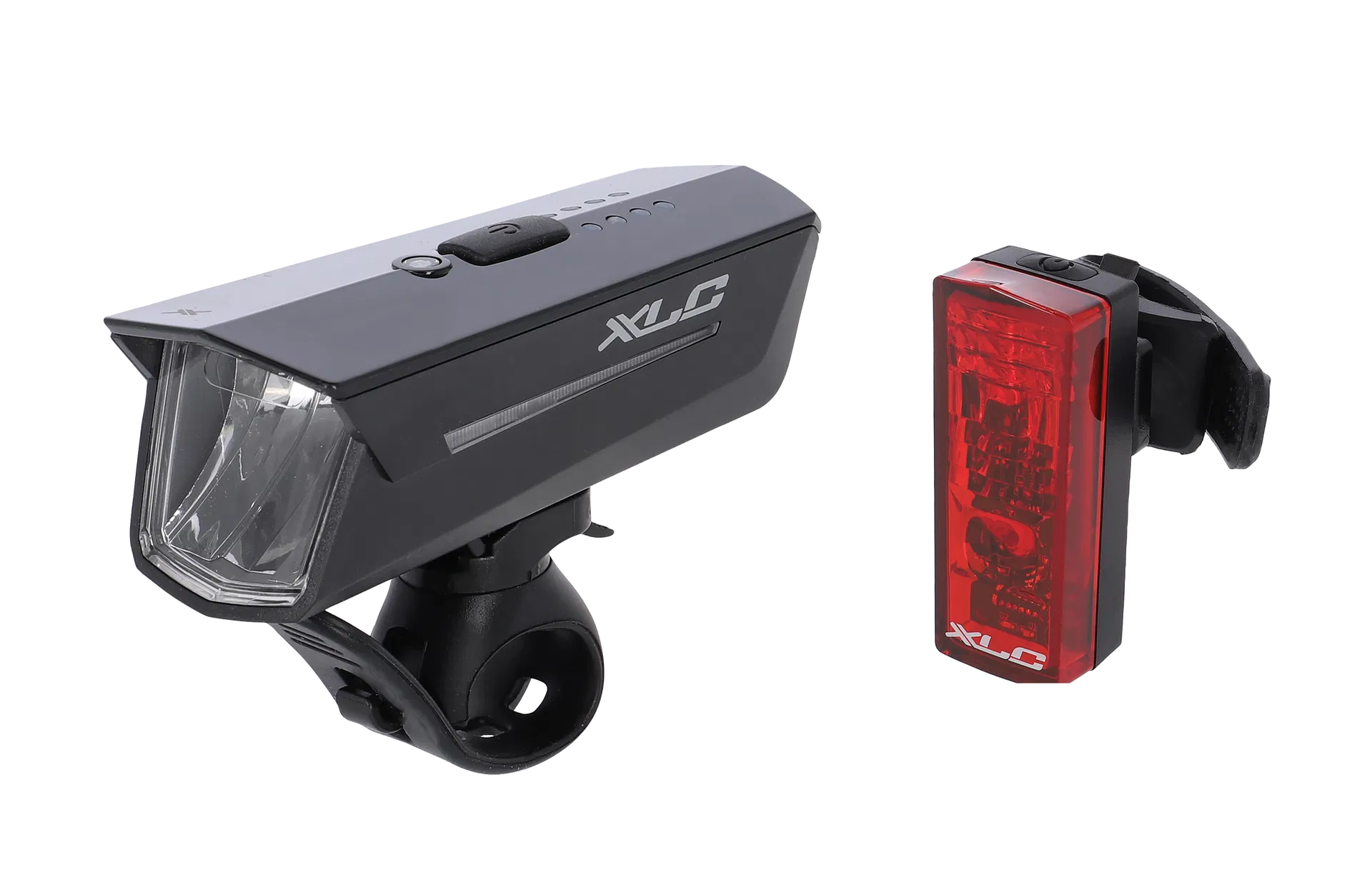 XLC CL-S24 PROXIMA LED Akku Beleuchtungsset alufarbig