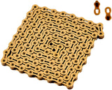 KMC X9SL Ti-N Kette 9-fach gold
