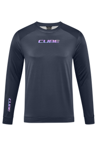 CUBE ATX Rundhalstrikot langarm black Herren – aktuelle Variante