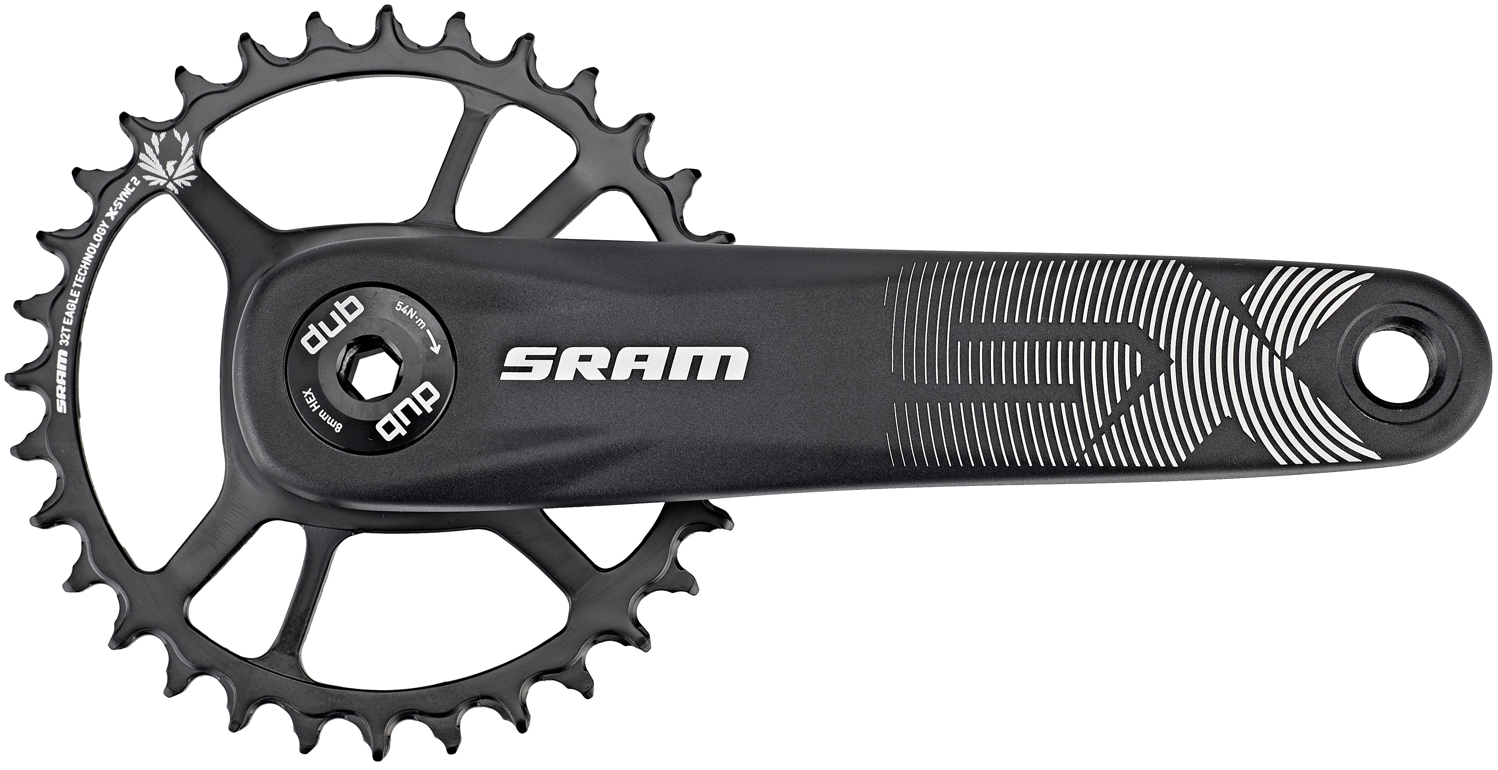 SRAM SX Eagle DUB Kurbelsatz 32Z 12-fach schwarz