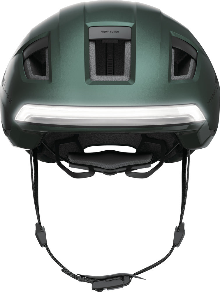 Abus HYP-E Urban jungle grün Fahrradhelm