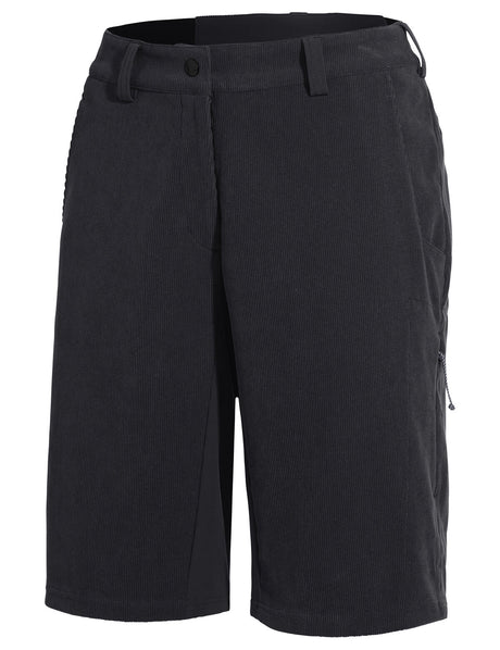 VAUDE Women's Loamer Base Cord Shorts black