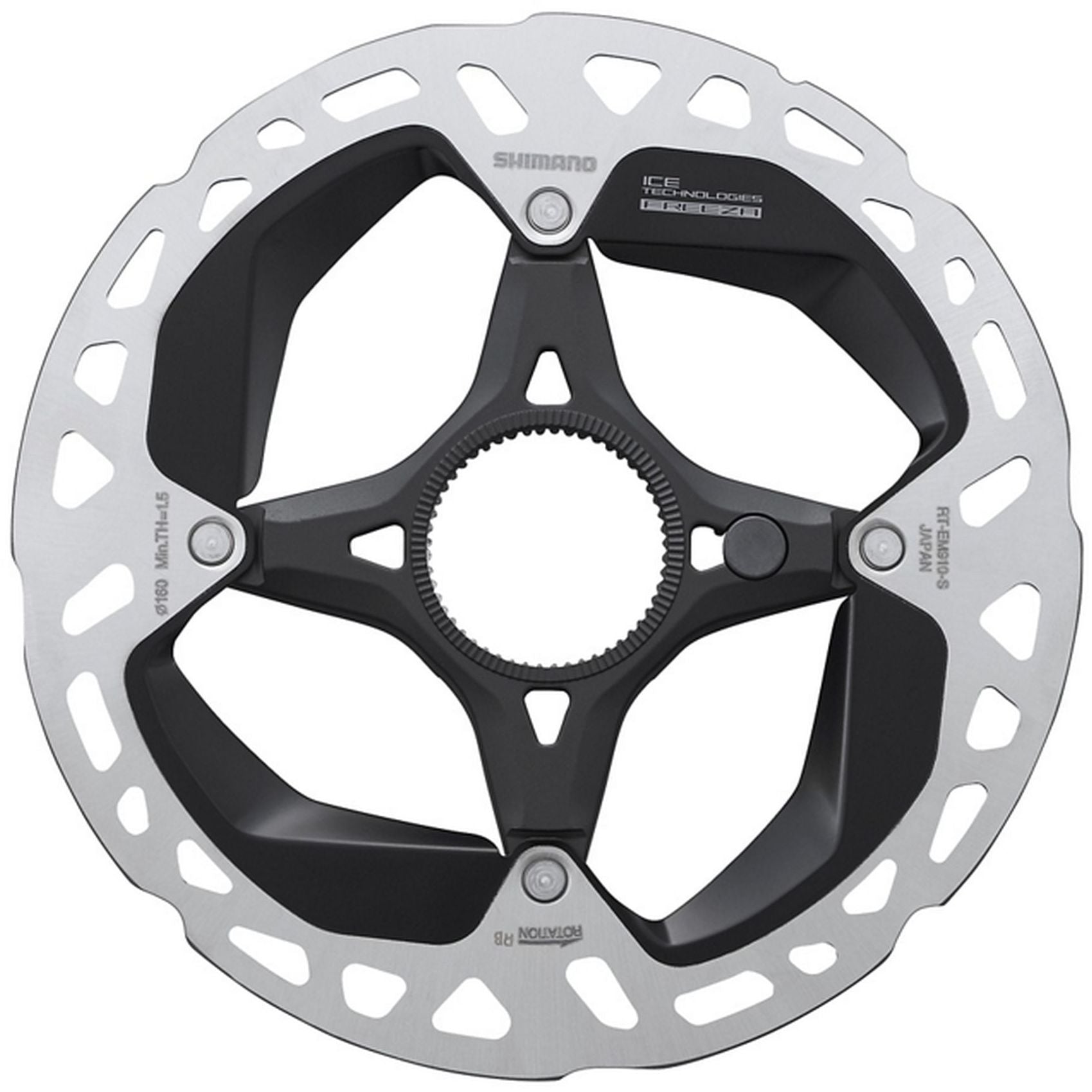 Shimano RT-EM910 Ice-Tech Bremsscheibe Center Lock für STEPS
