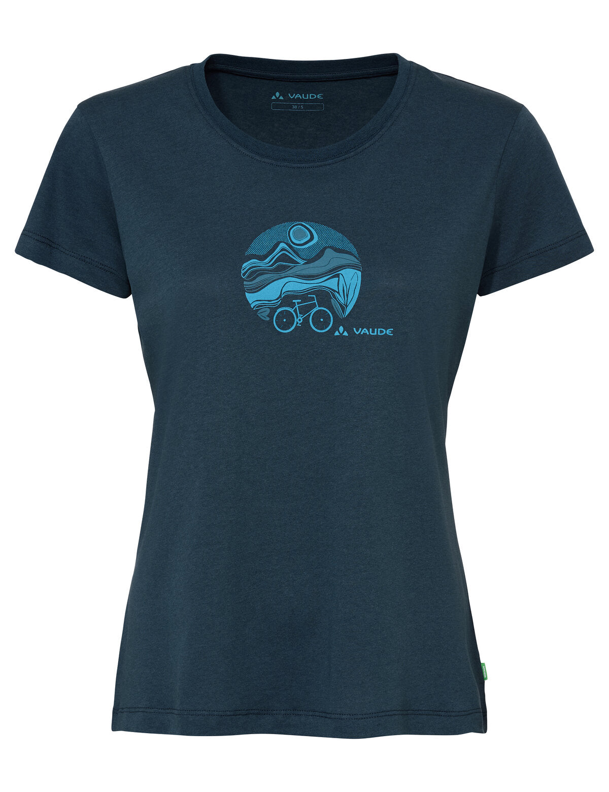 VAUDE Women's Cyclist T-Shirt V dark sea/dark sea
