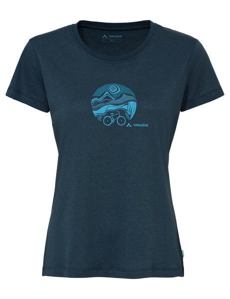 VAUDE Women's Cyclist T-Shirt V dark sea/dark sea