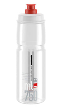 Elite Jet Drinking Bottle 750ml clear/red logo – aktuelle Variante