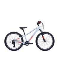 S'COOL Xroc Pro 24-K7 (2026) | 24 Zoll Kinderfahrrad | Sky Grey/Neon Orange – aktuelle Variante