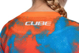 Cube MTB Trikot ROOKIE X Actionteam langarm black´n´blue