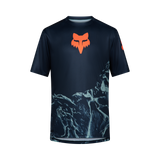 Fox YTH Ranger SS Jersey Img Print Arctic Blue
