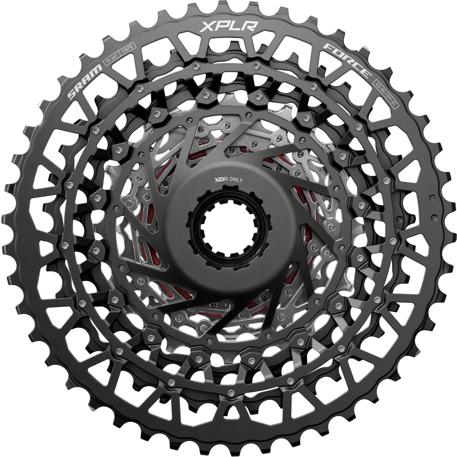 SRAM XG-1371 XPLR Kassette 13-fach  silber