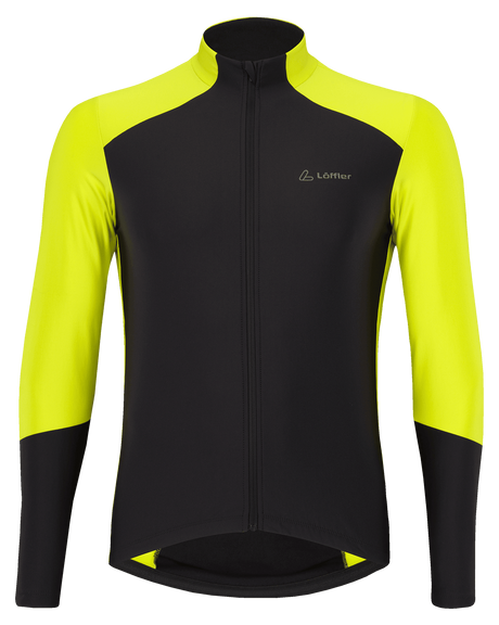 Löffler M Bike L/S Jersey Combo Mid Black/Neon Yellow
